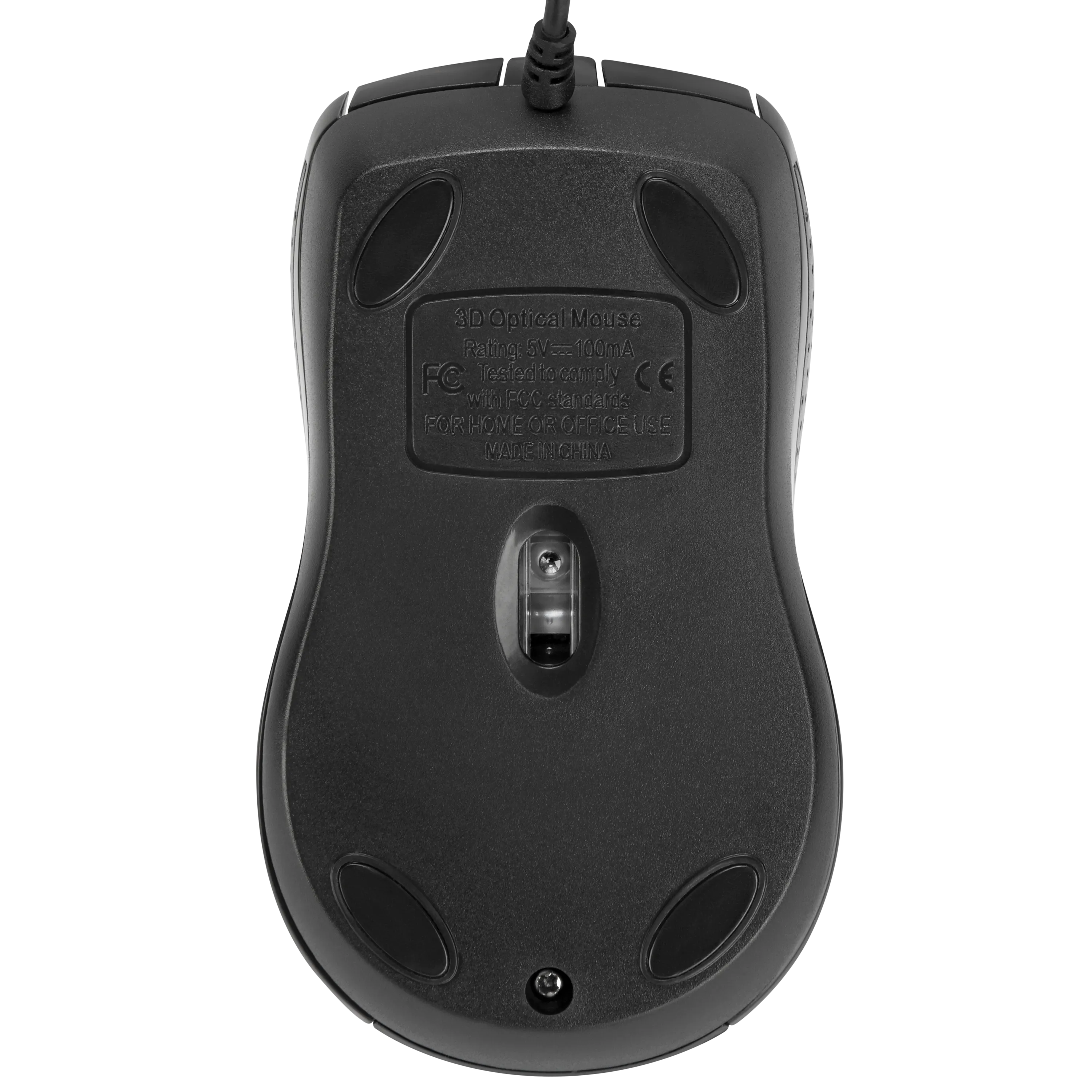 Full-Size Optical Antimicrobial Wired Mouse