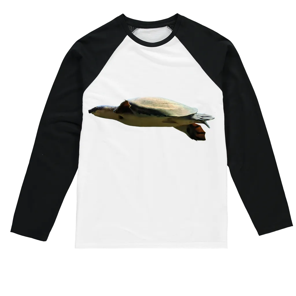 Turtle Sublimation Baseball Long Sleeve T-Shirt